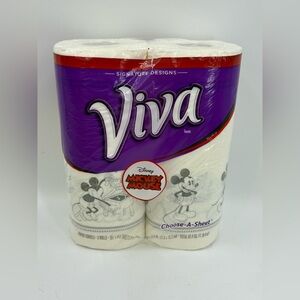 Viva Disney Signature Designs Mickey Mouse Paper Towel 2 Rolls 101 Sheets/Roll